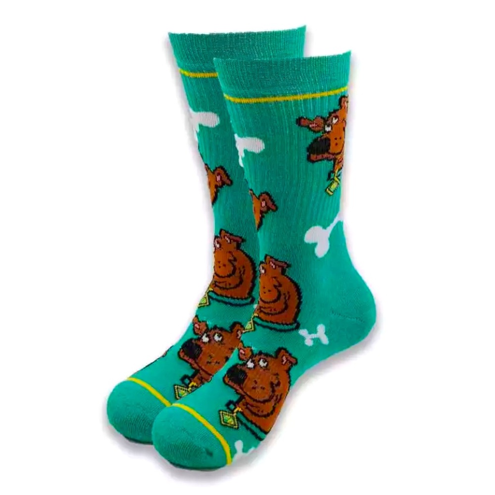 ScoobyDoo teal all over socks